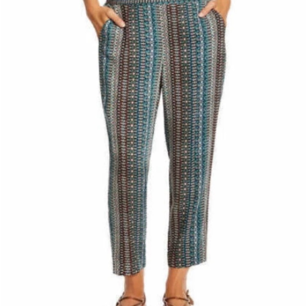 Jessica Simpson Womens Printed Pull-on Pant (CAMEREN) Large NWT